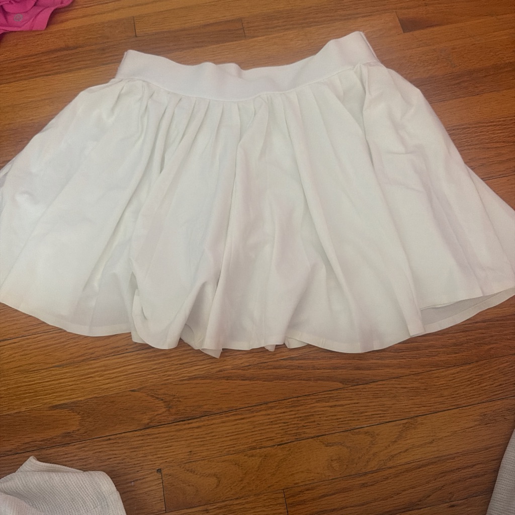Aritzia White Tennis Skirt